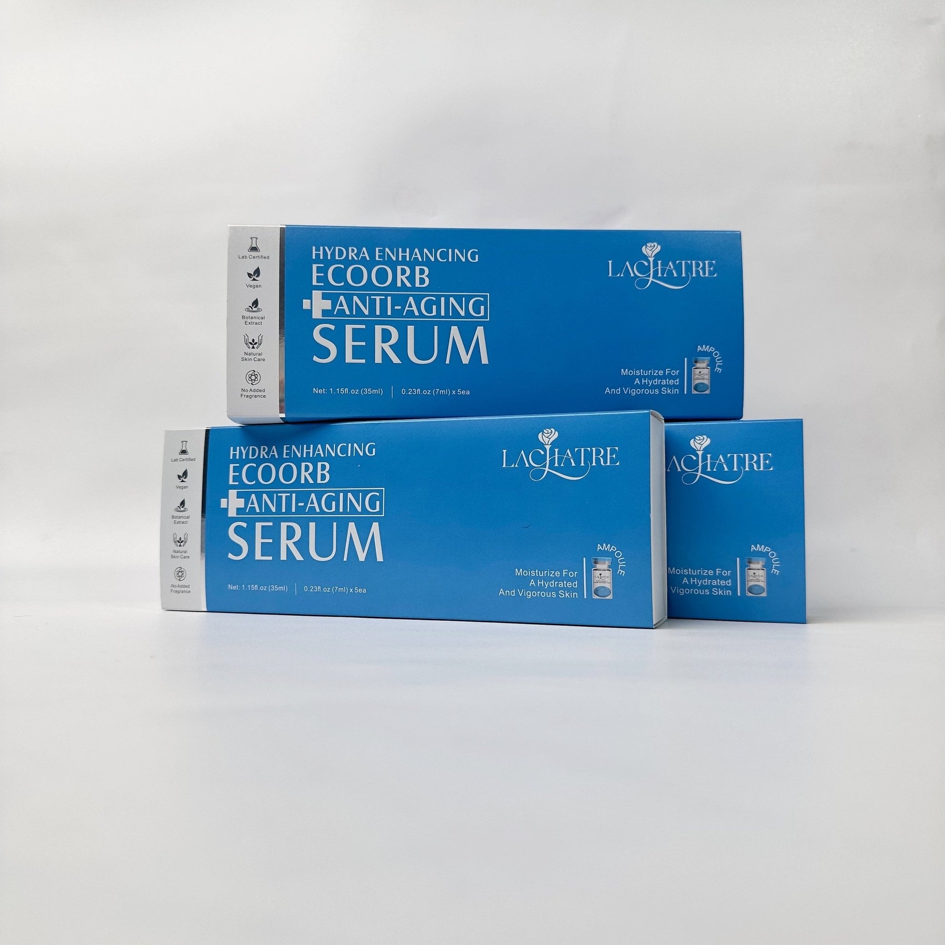 Blue Hydra Enhancing EcoOrb Anti - aging Serum | ClairSheild® NMST | For Dry Skin - LACHATREAnti - aging Serum