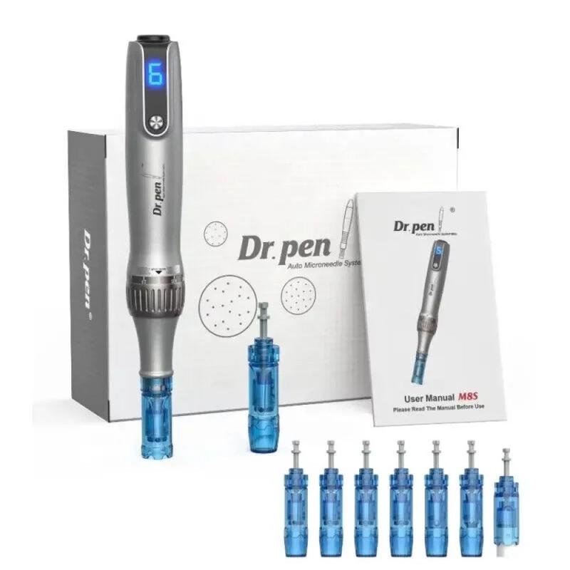 Dr.pen M8S Professional Microneedling Pen with 0.25mm Fine Needles – Portable High - Frequency Facial Beauty Device for Pore Cleansing & Skin Rejuvenation - LACHATRE