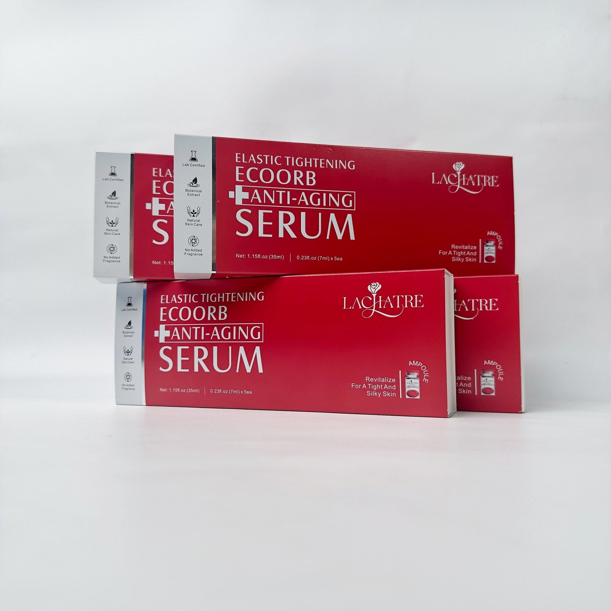 Red Elastic Tightening EcoOrb Anti - aging Serum | ClairSheild® NMST | For Mature Skin - LACHATREAnti - aging Serum