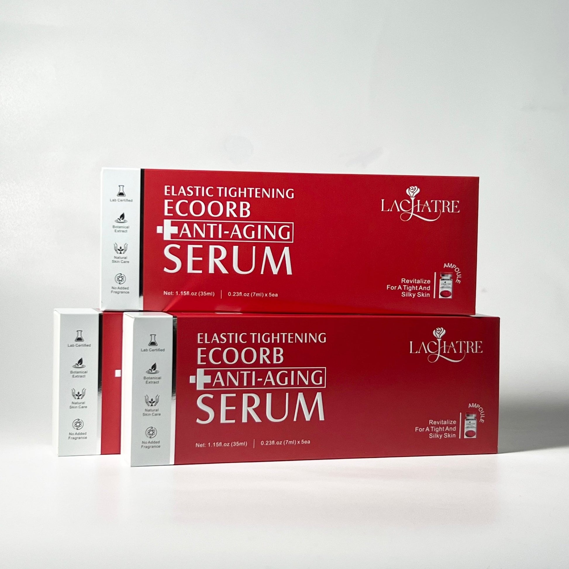 Red Elastic Tightening EcoOrb Anti - aging Serum | ClairSheild® NMST | For Mature Skin - LACHATREAnti - aging Serum