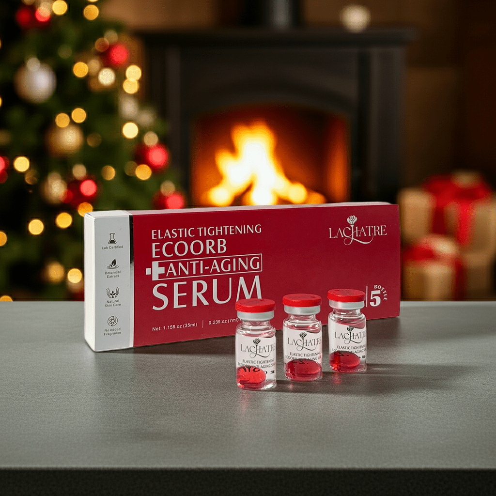 Red Elastic Tightening EcoOrb Anti - aging Serum | ClairSheild® NMST Tech | For Mature Skin - LACHATREAnti - aging Serum